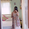 WOMEN COTTON SLEEVELESS KURTA WITH PANT AND DUPATTA - Image 5
