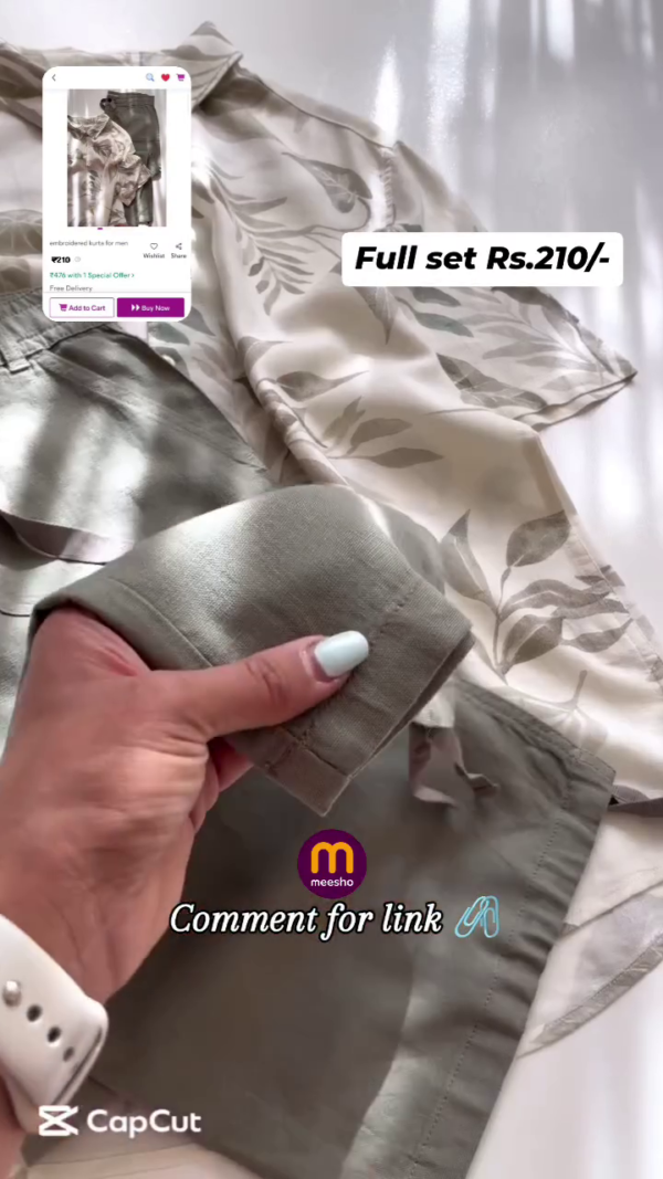 Buy Olive Trousers & Shart Sat for Women - Image 4