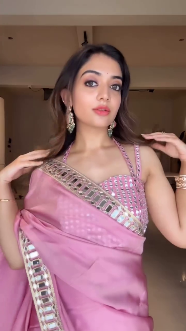 Ready to Wear Soft Banarasi Silk Saree - Image 4
