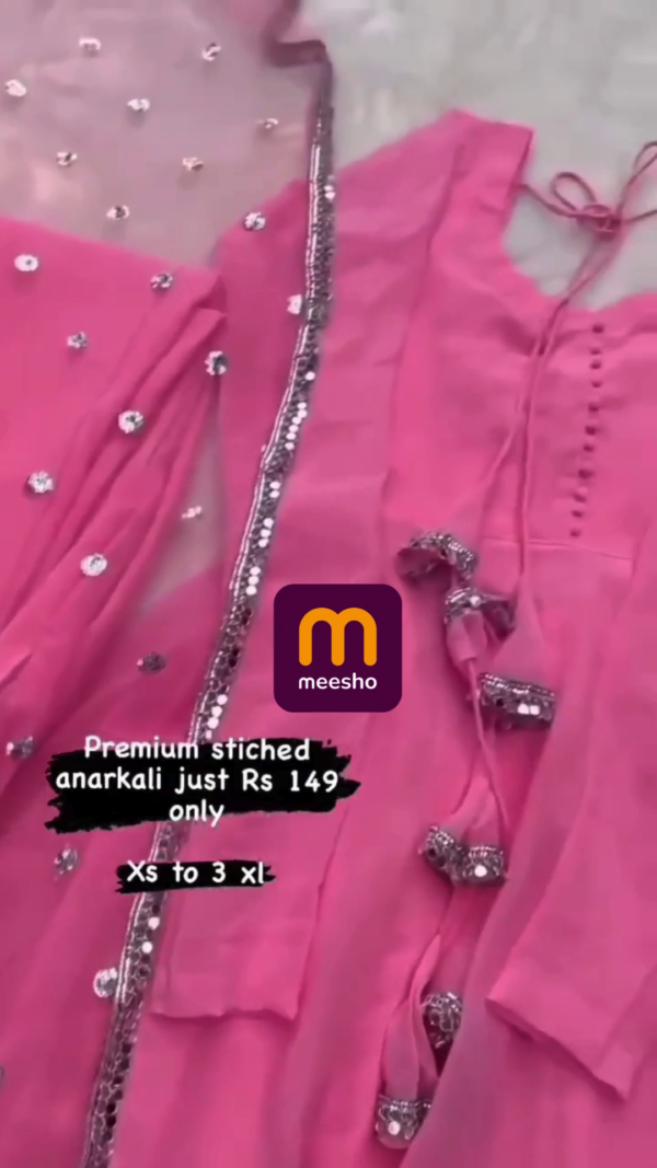 New Disign kurti and dress full set materials ( COMBO ) for women and Girls - Image 3