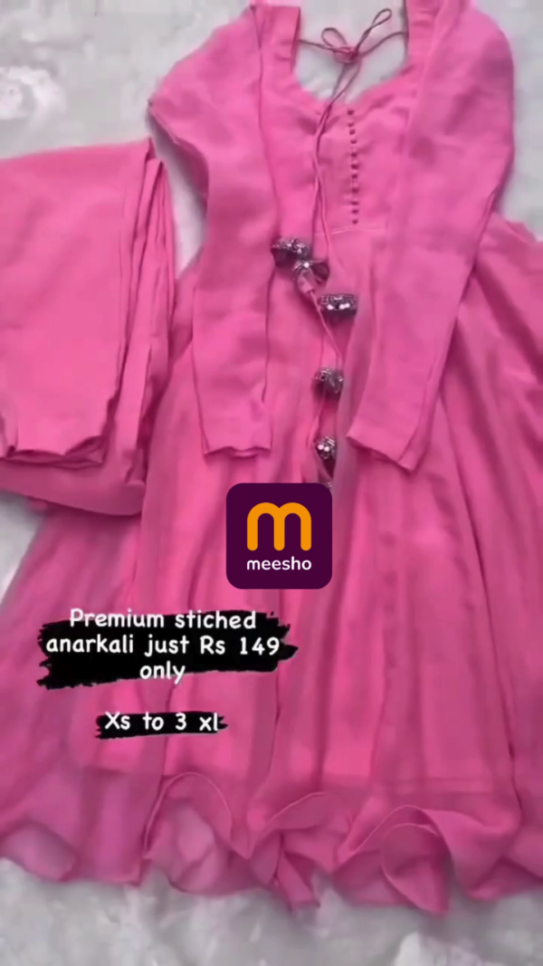 New Disign kurti and dress full set materials ( COMBO ) for women and Girls - Image 2