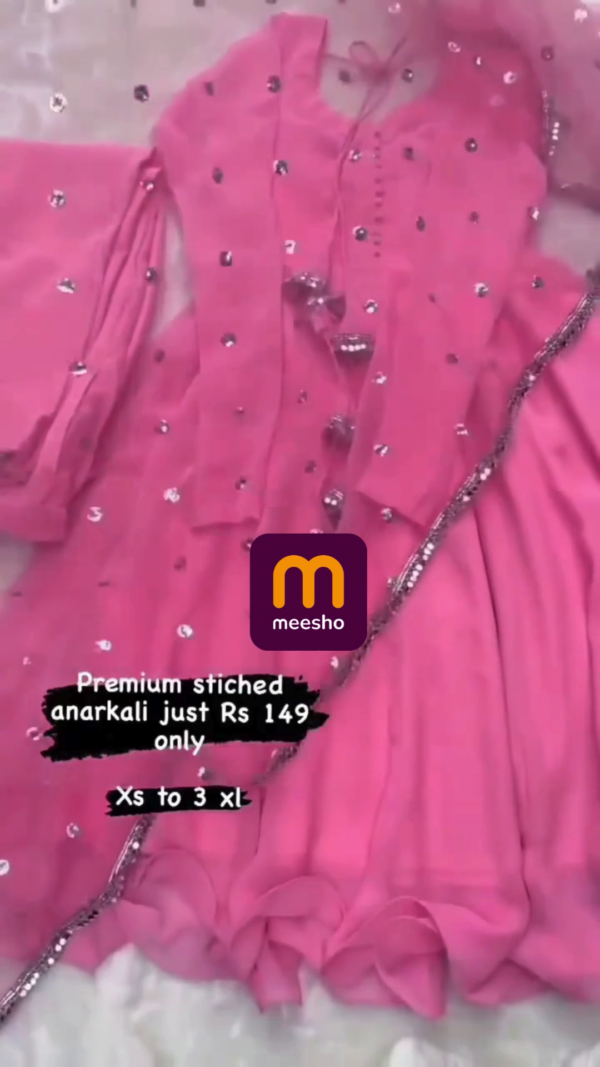 New Disign kurti and dress full set materials ( COMBO ) for women and Girls - Image 5