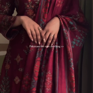 Royal Embroidered Jacquard Salwar Suit – A Classic Choice for Stylish Women