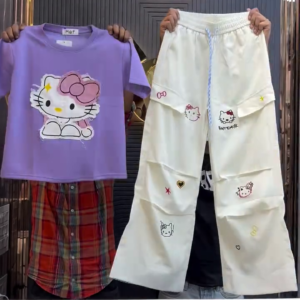 Hello Kitty Co-ord Set – Cute & Stylish Combo